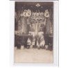 BIARRITZ : carte photo d'une boucherie - très bon état