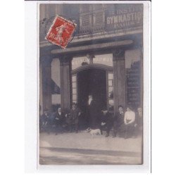 BIARRITZ : carte photo de la maison MAUMUS (administratiuon de voitures) (institut de gymnastique) - très bon état