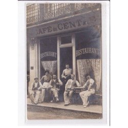 BIARRITZ : carte photo du café du Centre - très bon état