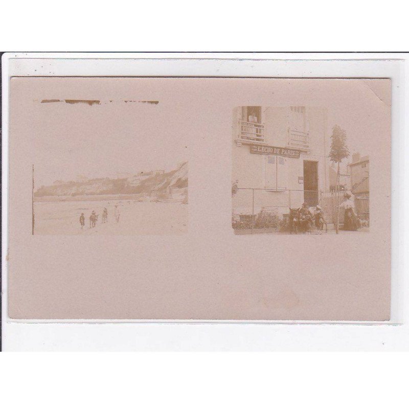 BIARRITZ ? Saint Jean de Luz?  : carte photo de l'Echo de Paris (magasin de journaux)-  bon état