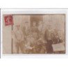 BIARRITZ : lot de 3 photo et cartes photo de la pose des pavés en 1909 -  bon état