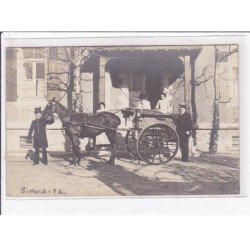 BIARRITZ : carte photo d'un attelage en 1905 - très bon état