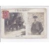 BIARRITZ : carte photo d'ânes et d'un homme au 5 rue de l'Industrie en 1906 -  bon état