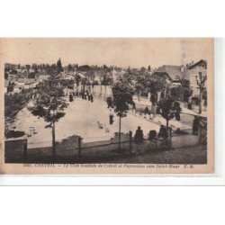 CRETEIL - le club bouliste de Créteil et panorama vers Saint Maur - très bon état