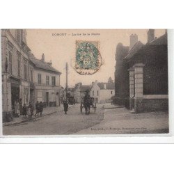 DOMONT - La rue de la Mairie - ATTELAGE - très bon état