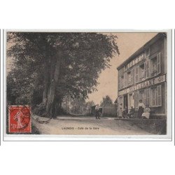 LAUNOIS : café de la gare - très bon état