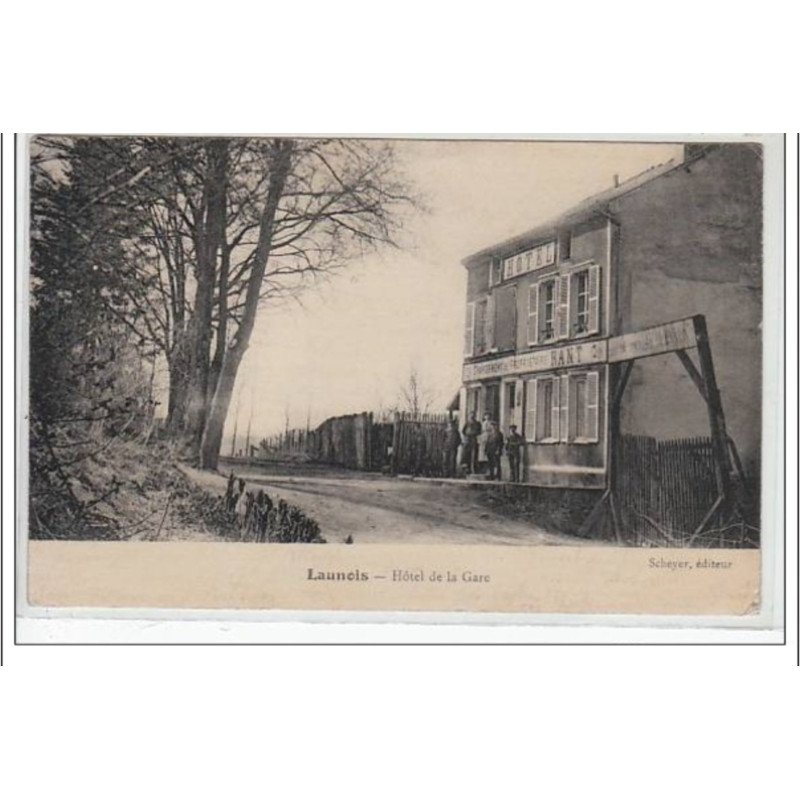 LAUNOIS : hôtel de la gare - très bon état