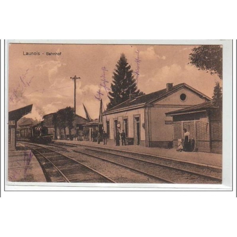 LAUNOIS : banhof - TRAIN - très bon état
