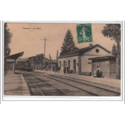 LAUNOIS : la gare - TRAIN - très bon état