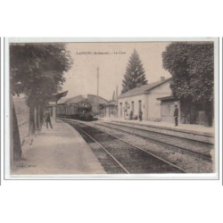 LAUNOIS : la gare - TRAIN - très bon état