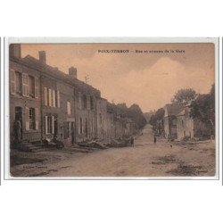 POIX -TERRON : rue et avenue de la gare - très bon état