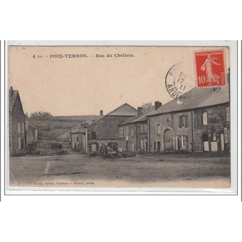 POIX -TERRON : rue de Chellois - très bon état