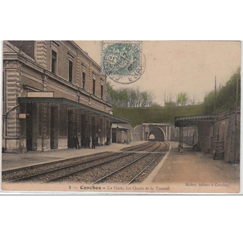 CONCHES : la gare - très bon état