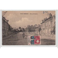 POIX TERRON : rue principale - très bon état