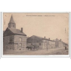 BOUVELLEMONT : l'église et la place - état