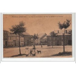 VENDRESSE : la place et commencement des rues de Mézières et du Fourneau - très bon état