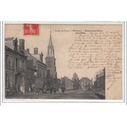 ROUVROY SUR AUDRY : ligne de Liart à Mézières - grand'rue - très bon état