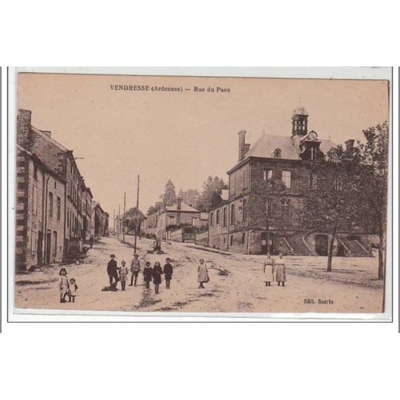 VENDRESSE - la rue du Paon - très bon état