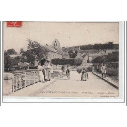 COULONGES EN TARDENOIS - Pont Sully - mairie, église - très bon état