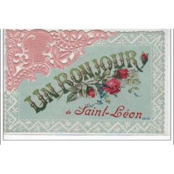 SAINT LEON - """"Un bonjour de Saint Léon"""" - très bon état
