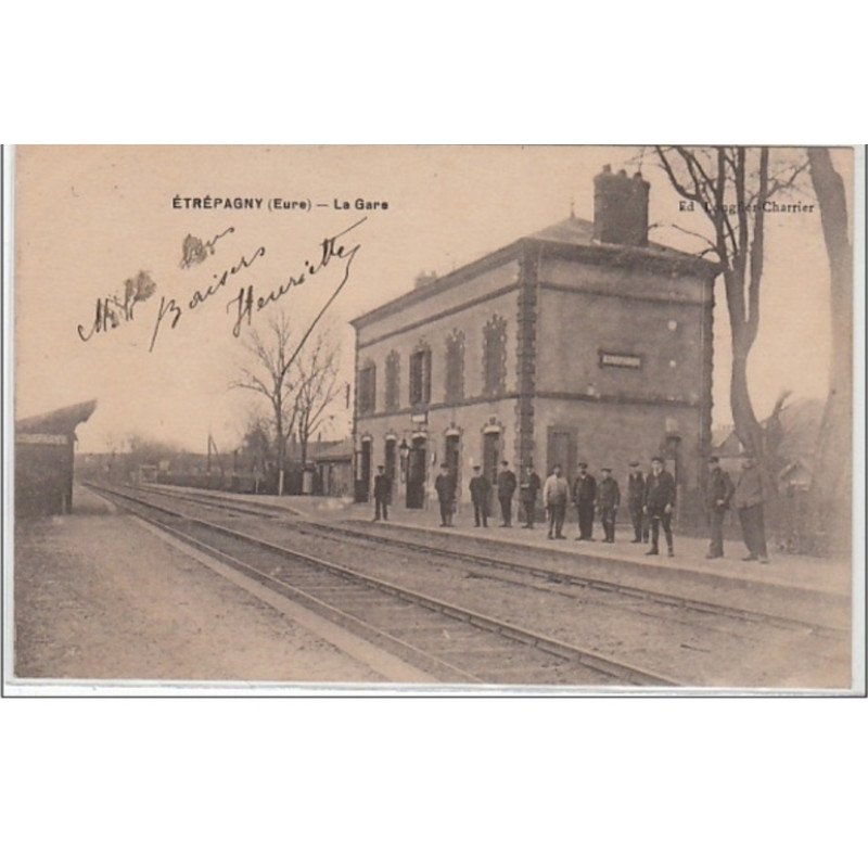 ETREPAGNY : la gare - très bon état