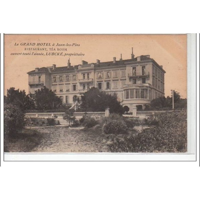 JUAN LES PINS - Le Grand Hôtel - très bon état