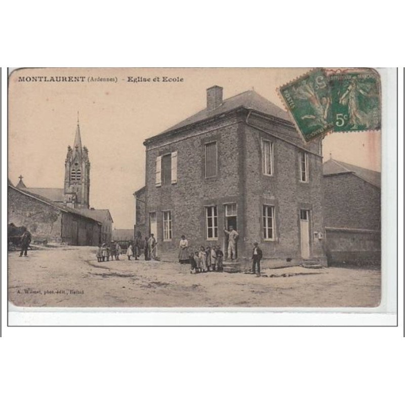 MONTLAURENT - Eglise et école - état