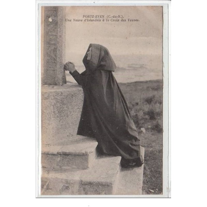 PORTZ-EVEN : une veuve d'islandais à la Croix des Veuves - très bon état