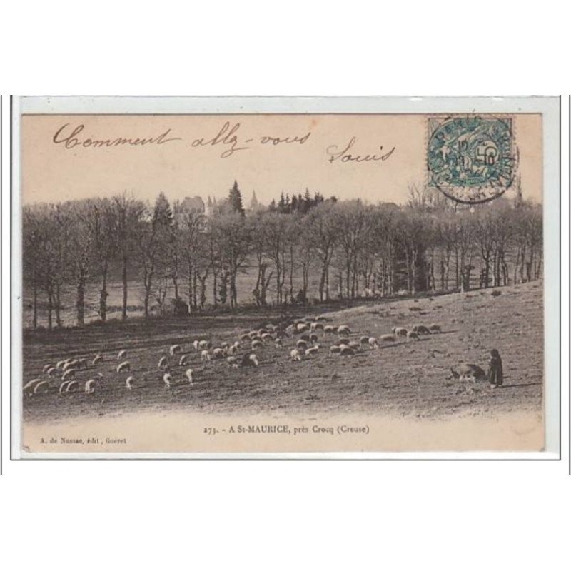 SAINT MAURICE - près Crocq - très bon état