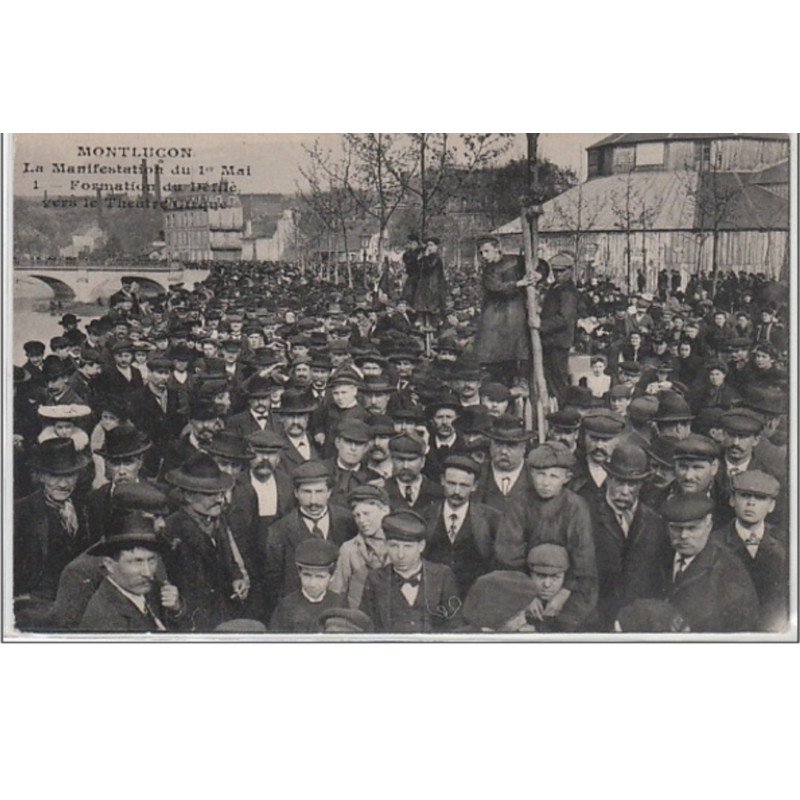 ALLIER : MONTLUCON : la manifestation du 1er mai - très bon état