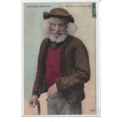 COSTUMES BRETONS : Flattrès, le vieux barde breton - très bon  état
