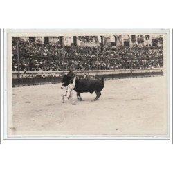 NIMES : corrida le 16 mai '37 - De La Cerna à la muleta - CARTE PHOTO - très bon état