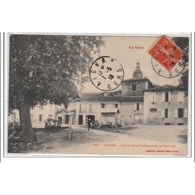 AIGNAN - Vieille tour Renaissance et clocher -  très bon état