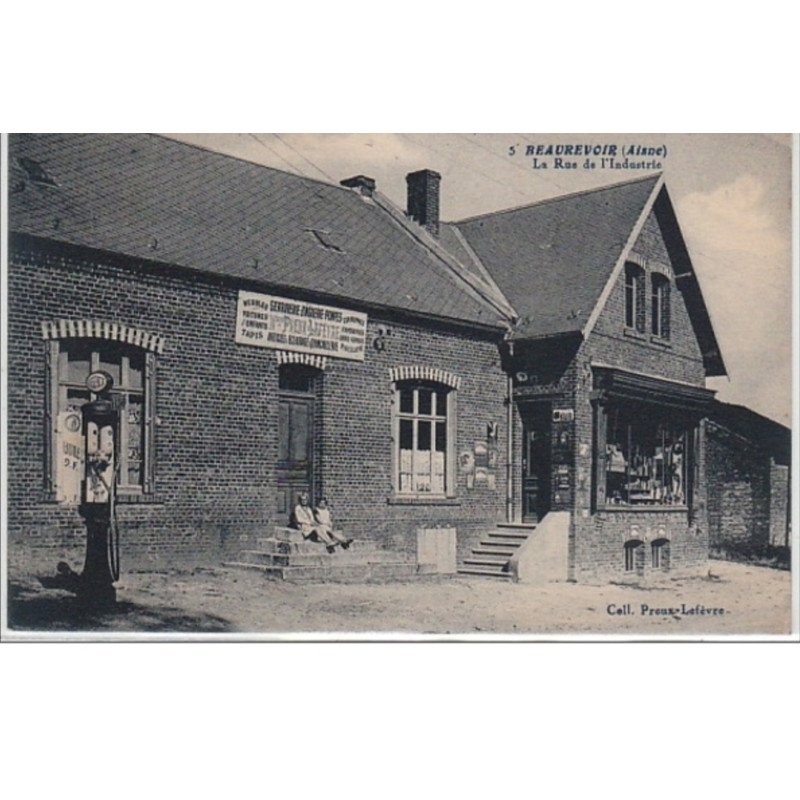 BEAUREVOIR : serrurerie PREUX et LEFEVRE - rue de l'industrie - très bon état
