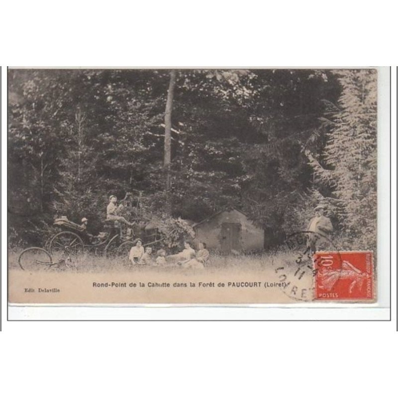 Rond-point de la Cahutte dans la forêt de PAUCOURT - très bon état