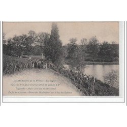 INGRANDES - Anjou - vignobles de la Bouvraie - la fin de la journée - retour des vendangeurs - très bon état