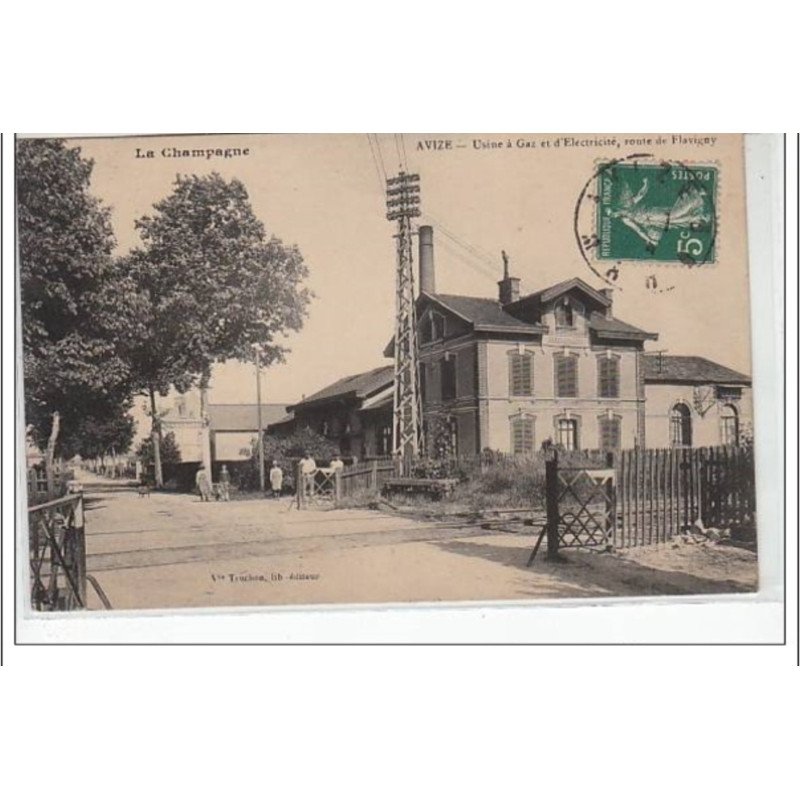 AVIZE - Usine à gaz et d'électricité, route de Flavigny - très bon état