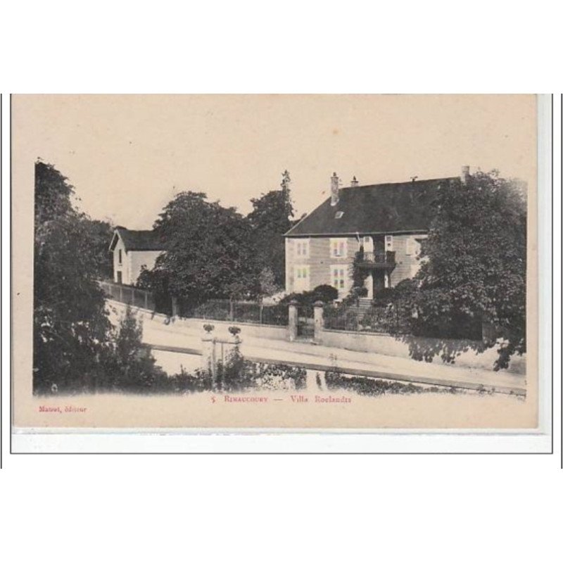 RIMAUCOURT - villa Roelandts - très bon état