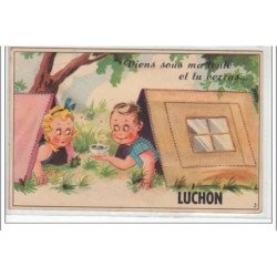 LUCHON - camping - systeme dépliant - très bon état