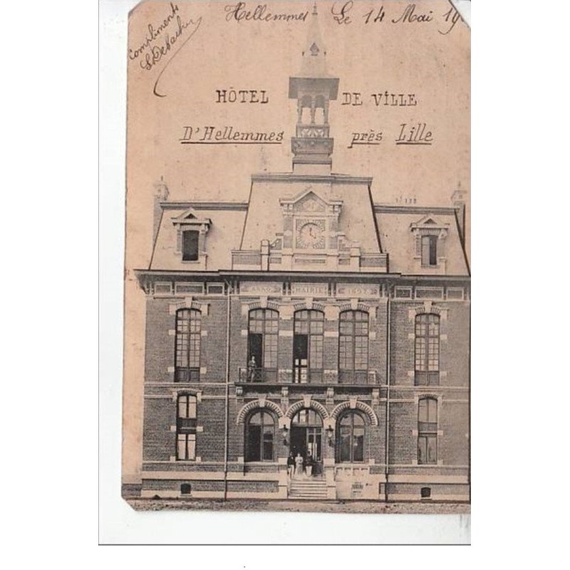 HELLEMES - Hôtel de Ville - état