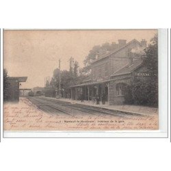 NANTEUIL LE HAUDOUIN : intérieur de la gare - TRAIN - état