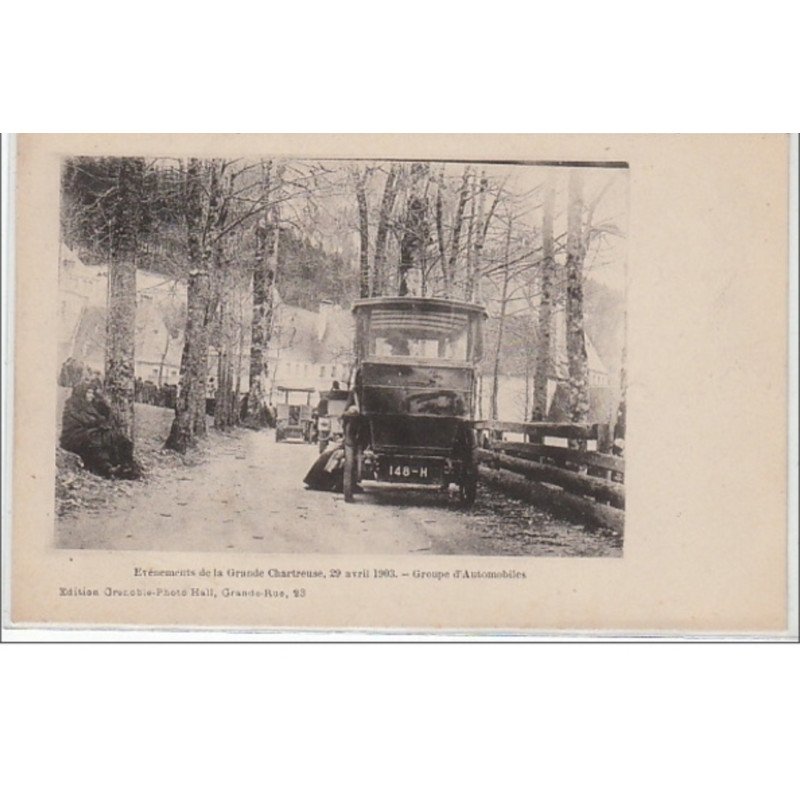 événements de la Grande Chartreuse - groupe d'automobiles - très bon état