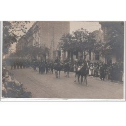 GRENOBLE : carte photo des obsèques du Général de Beylié en 1912 - très bon état