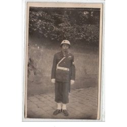 FONTAINEBLEAU : mai 1945 - POLICE MILITAIRE - CARTE PHOTO - très bon état
