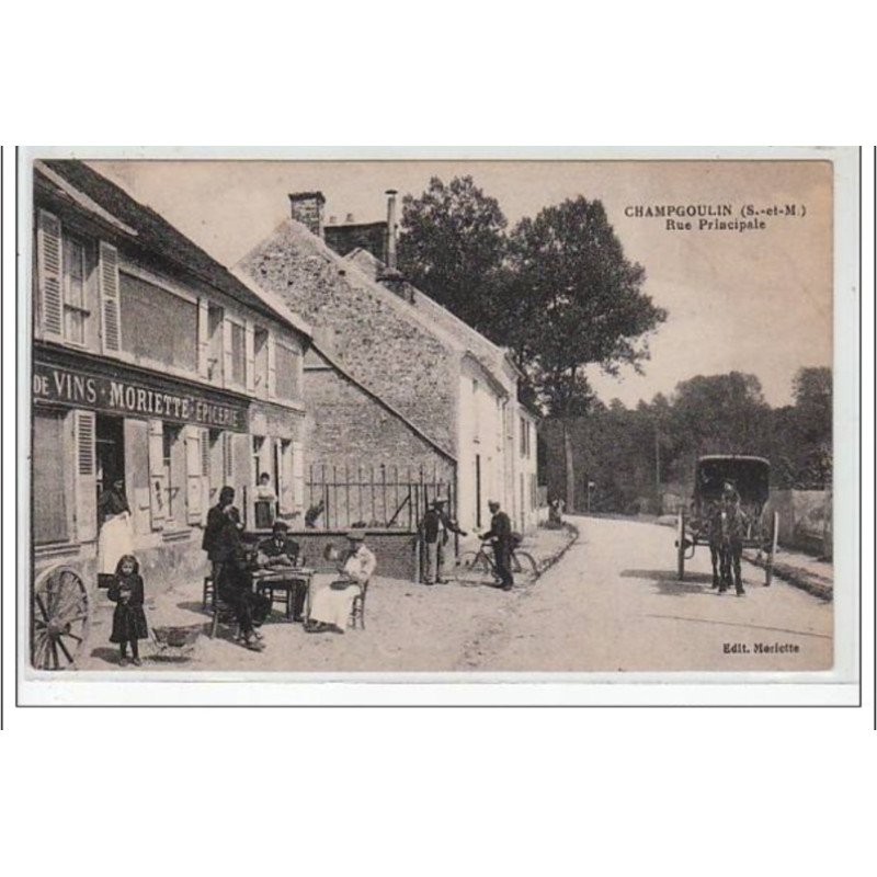 CHAMPGOULIN : rue principale - très bon état