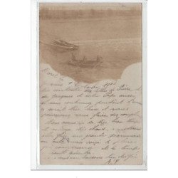 MORET - PECHE - CARTE PHOTO - très bon état