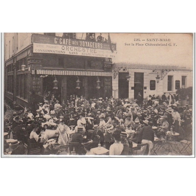 SAINT MALO : le """"grand café des voyageurs"""" - très bon état SAINT MALO : le """"grand café des voyageurs"""" - très bon état
