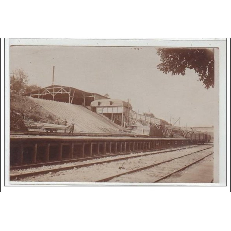 LAUNOIS - SCIERIE - BOIS - CARTE PHOTO - très bon état