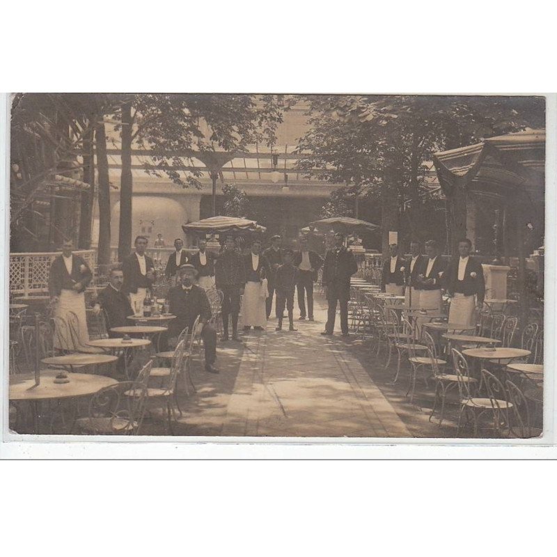 VICHY : carte photo du restaurant le """"Jardin de l'Eden"""" - très bon état