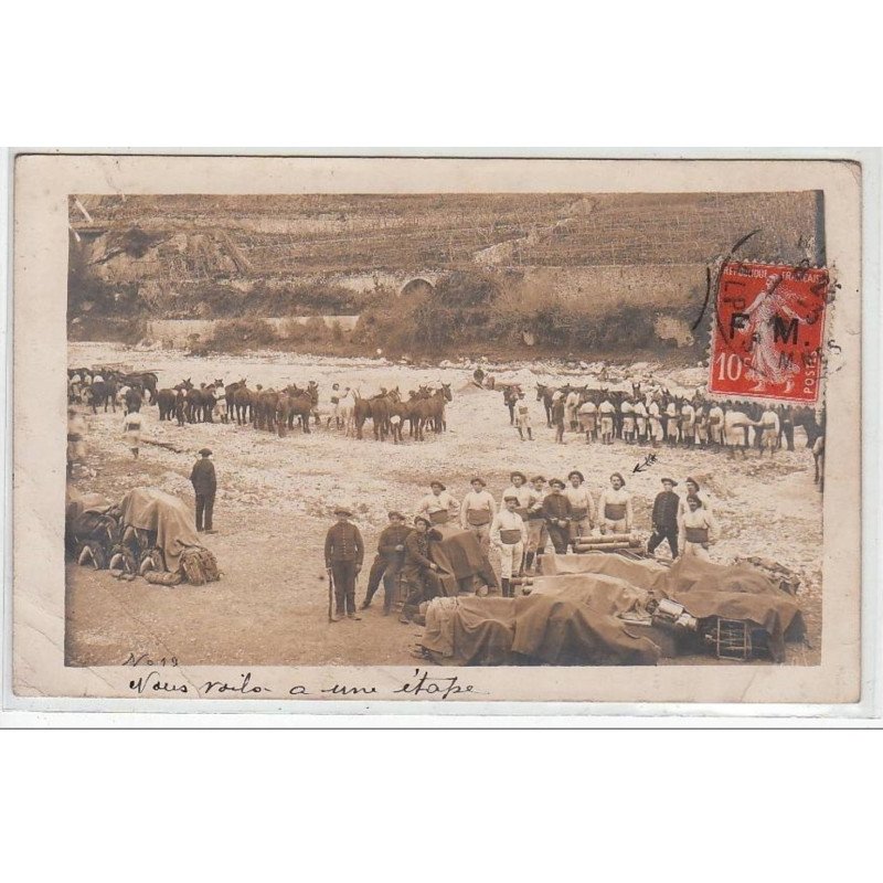 carte photo de chasseurs alpins - bon état (un coin plié) carte photo de chasseurs alpins - bon état (un coin plié)